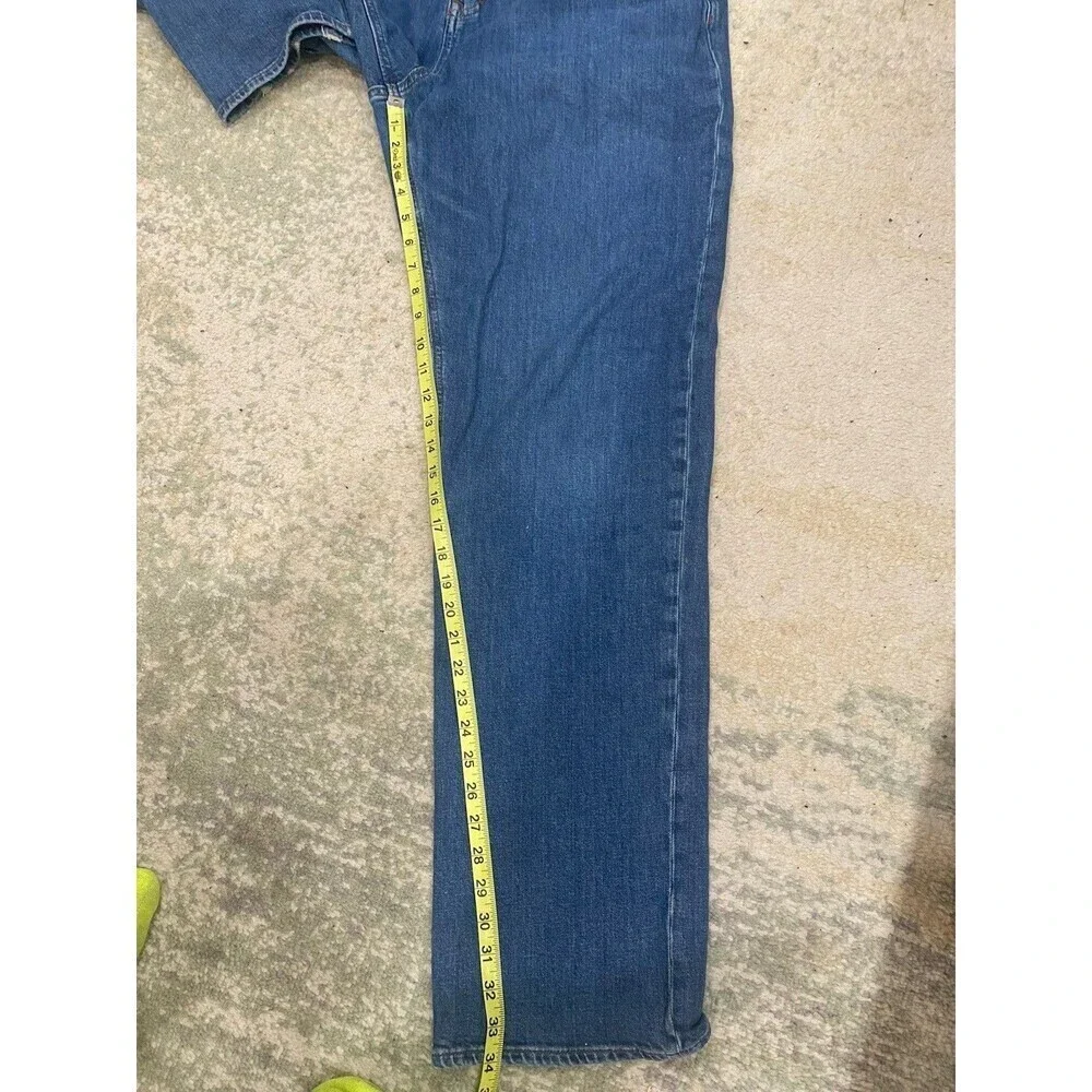 Banana Republic Mens Size 38x36 Blue Straight Fit Travel Jeans